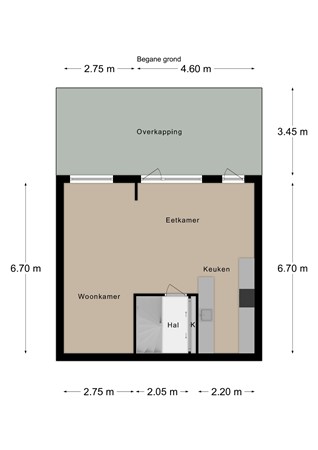 Floorplan - Prins Bernhardstraat 26, 6291 GX Vaals